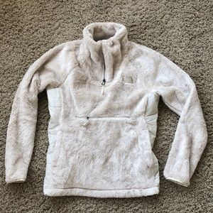 North Face quarter zip sherpa